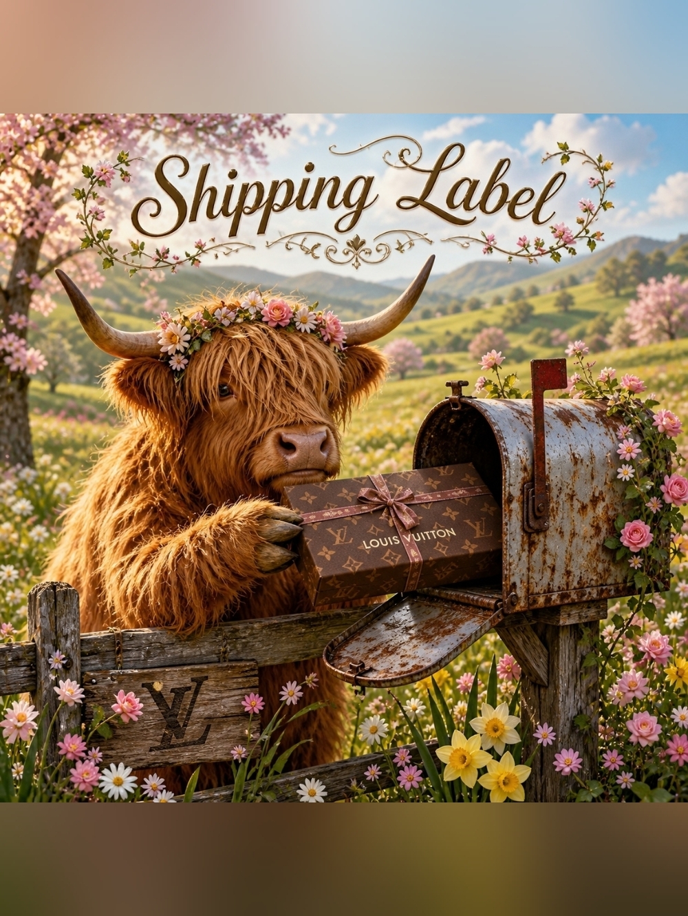 $3 Shipping Label